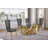 Lebanon Glass Top Trestle Dining Set-355821841-381428322