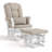 Tuscany Rocking Chair Glider with Ottoman-14352737-14352740