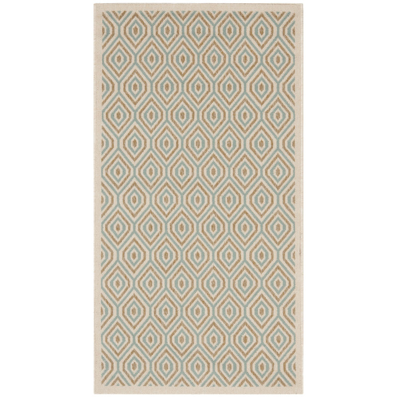 Amatia Performance Geometric Indoor/Outdoor Area Rug, Rectangle 2'7" x 5'
