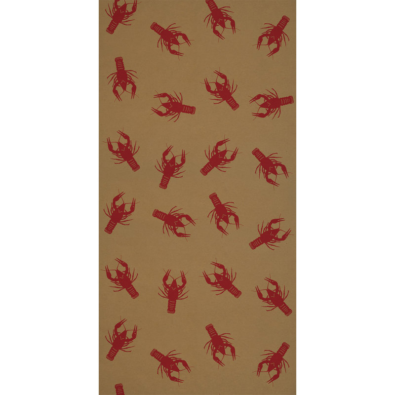 Rouleau de table en papier kraft Crawfish