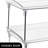 Sorbus 2 Tier Foldable and Stackable Storage Shelf Organizer Stand and Rack