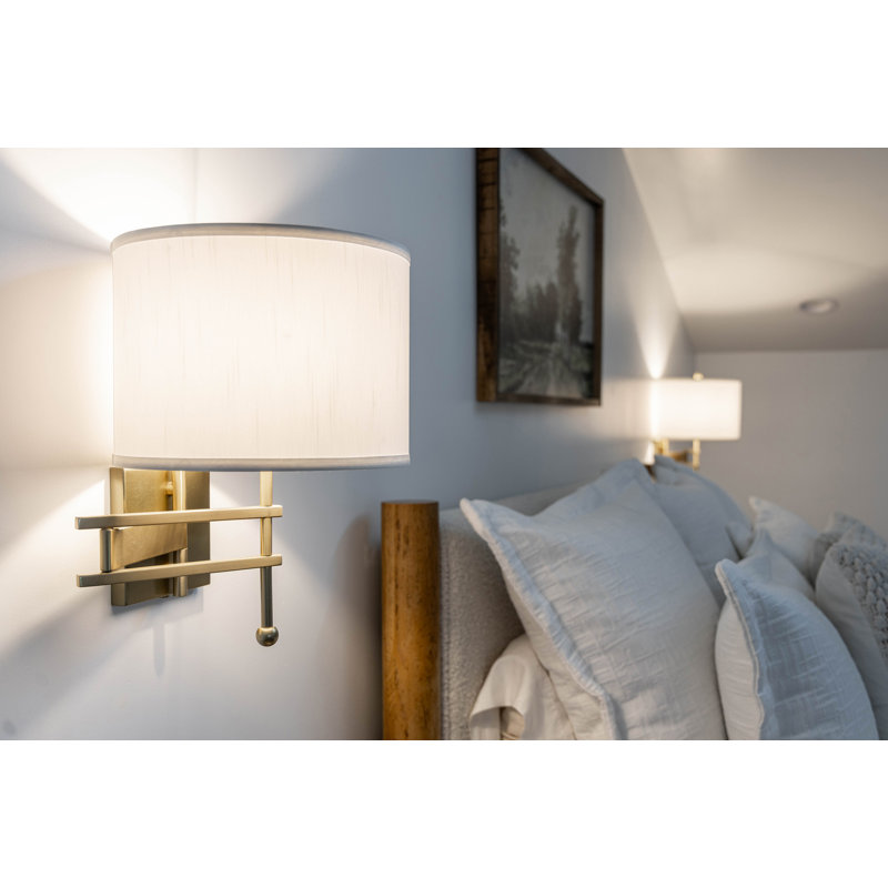Swing Arm Sconce, Gold