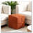 Square Corduroy Woven Design Ottoman-979861070