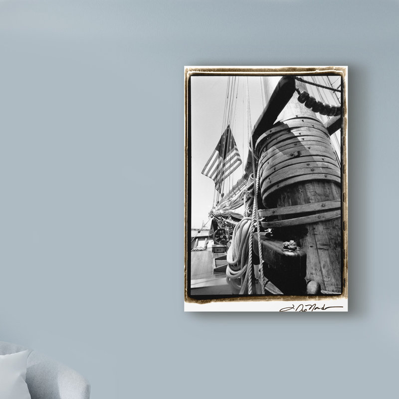 « set voile v », reproduction de photo sur toile tendue, H 24 po x l 16 po x P 2 po