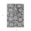 Tapis extérieur gris anthracite lavable floral 3 pi x 5 pi