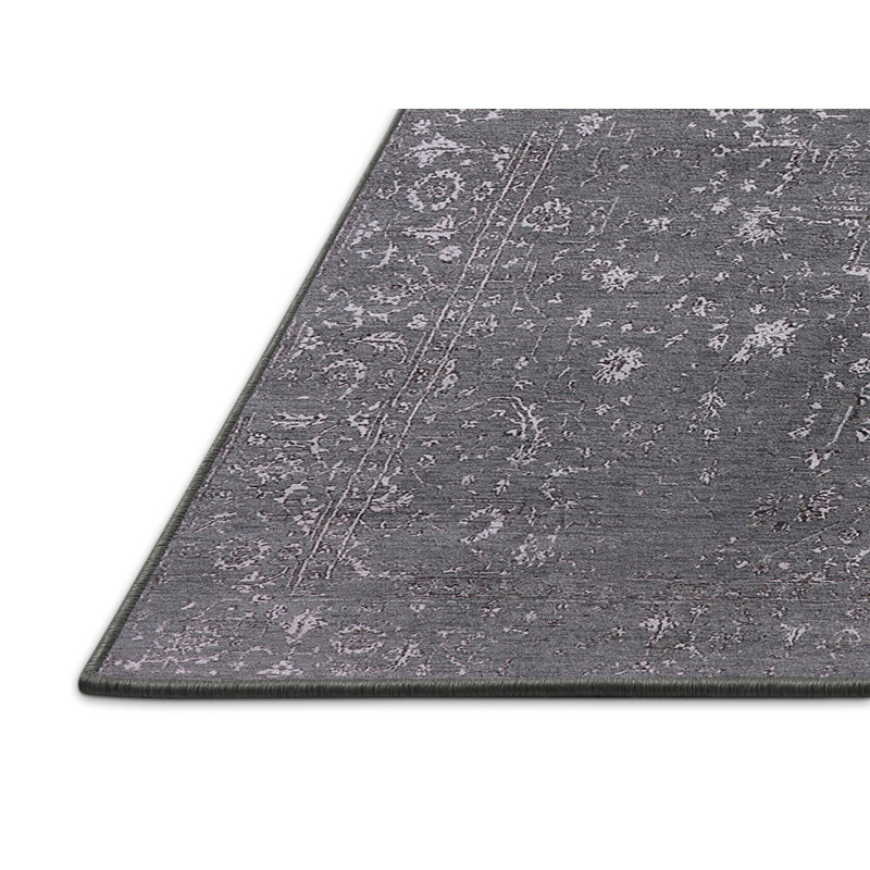 Tapis oriental gris foncé Hampden-Sydney, Rectangle 5 pi x 7 pi