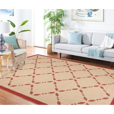 Coreatha Martha Stewart Performance Geometric Indoor/Outdoor Area Rug
