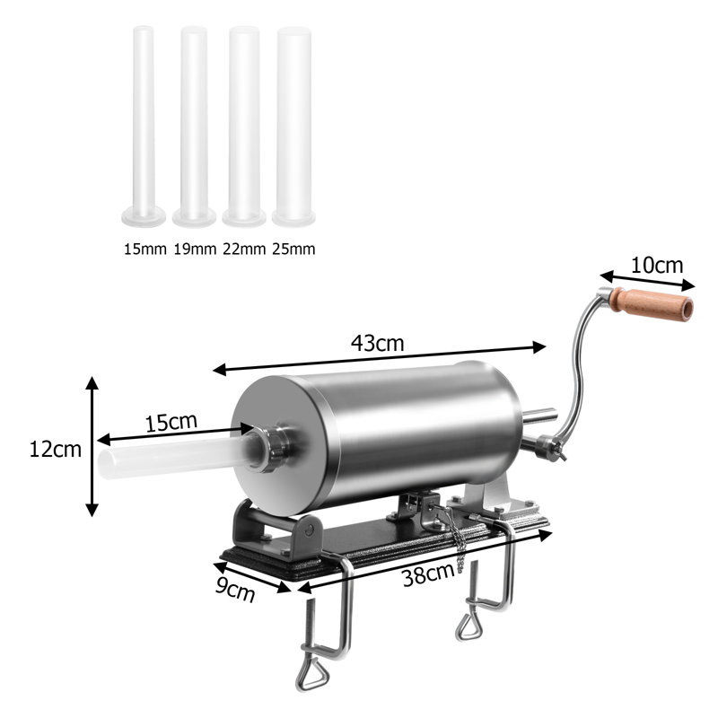 Belfry Kitchen Lutjens Manual Sausage Stuffer