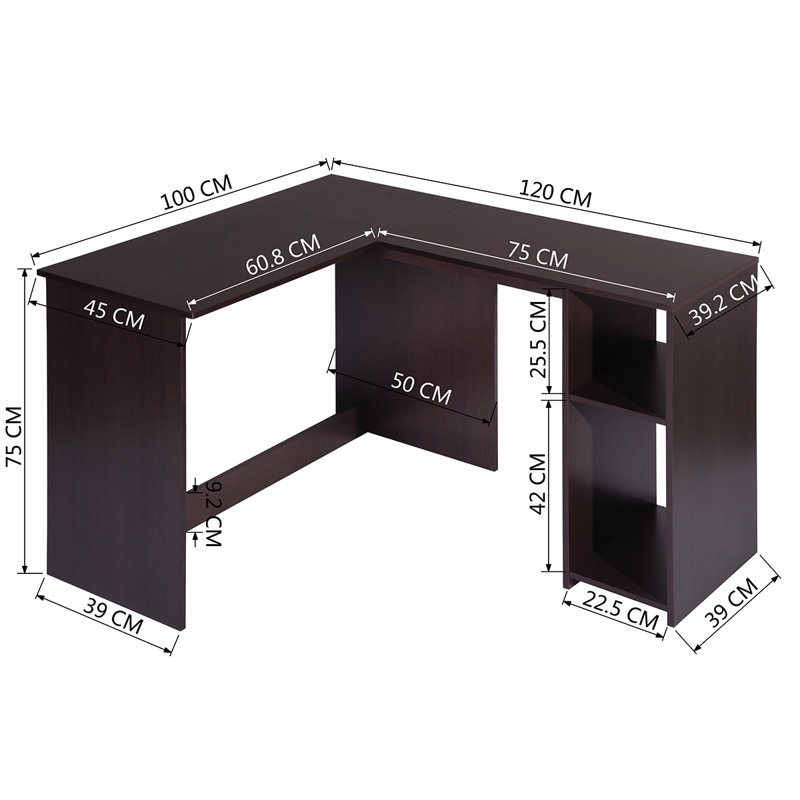 Corbridge Novelty 120cm L with Modesty Panel, Coffee