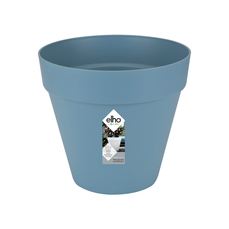 Pot Planter, 26.2cm H x 29cm W x 29cm D, Vintage Blue