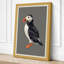 Puffin Profile Botanical - Wrapped Canvas-1531114695-1531114692