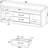 Engineered Wood Tv Stand Featuring Grey Driftwood Shade, Two Drawers For Storing Items, Rustic Look Adding Character, Construction, Smooth Surface, 15.5 Inches Wide Made Of In Color, Ample Storage