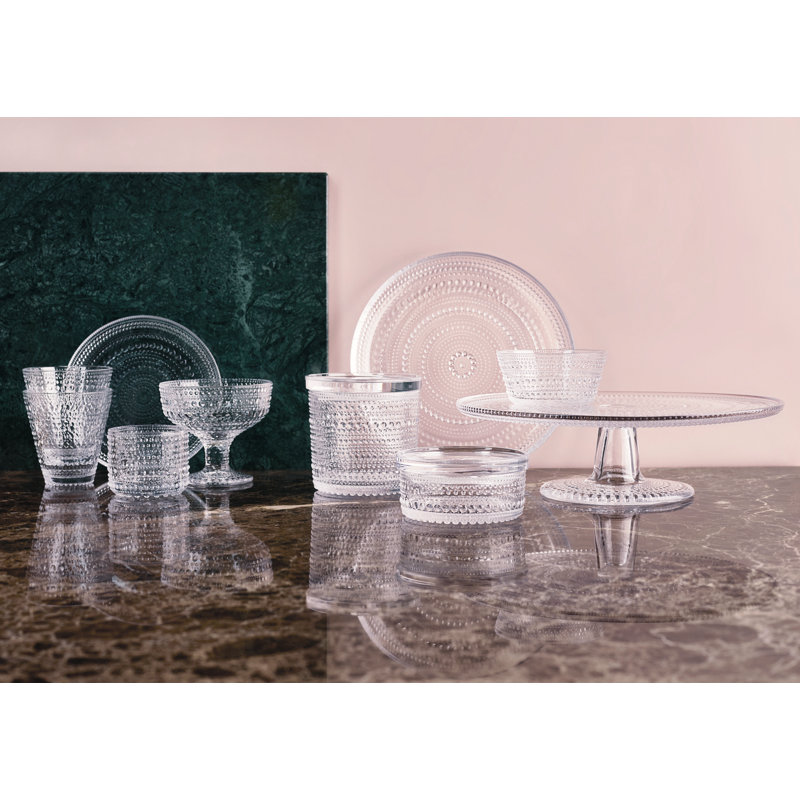 Iittala Kastehelmi 9.7638" Dinner Plate, Clear