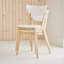 Oke 44cm H Stacking Side Chair in White