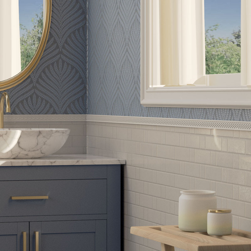 Swindon White Polyurethane Crown Chair Rail Moulding Set