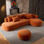 Canapé modulaire en L surdimensionné de 134,63 po avec repose-pieds avec méridienne et siège profond pour salon-608592503-608592489