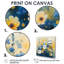  «Yellow Blue Garden Of Dreams Daisy S I - Daisy, reproduction d'art murale-988489264-884685533