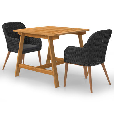 Ensemble bistro long pour 2 personnes 34,6 po Darcell Square