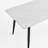 Large Rectangular Table With Strong Metal Base Modern Stone Dining Table For Kitchen 1.4M-1915707706