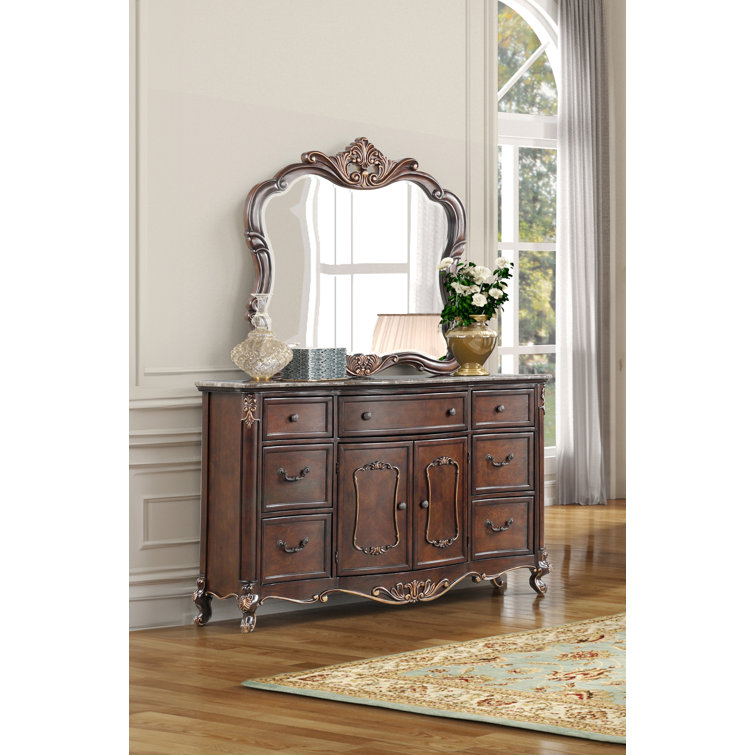 Commode 7 tiroirs avec miroir Constantine