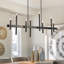 Trivon 8 - Light Dimmable Linear Kitchen Island Chandelier-1192634593
