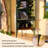 21.26"Green Solid Wood Bookshelf
