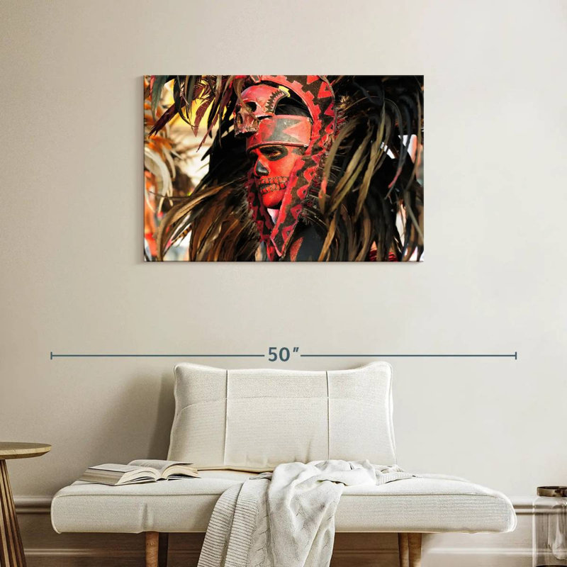 Leisha Aztec Dancer, 24" H x 36" W