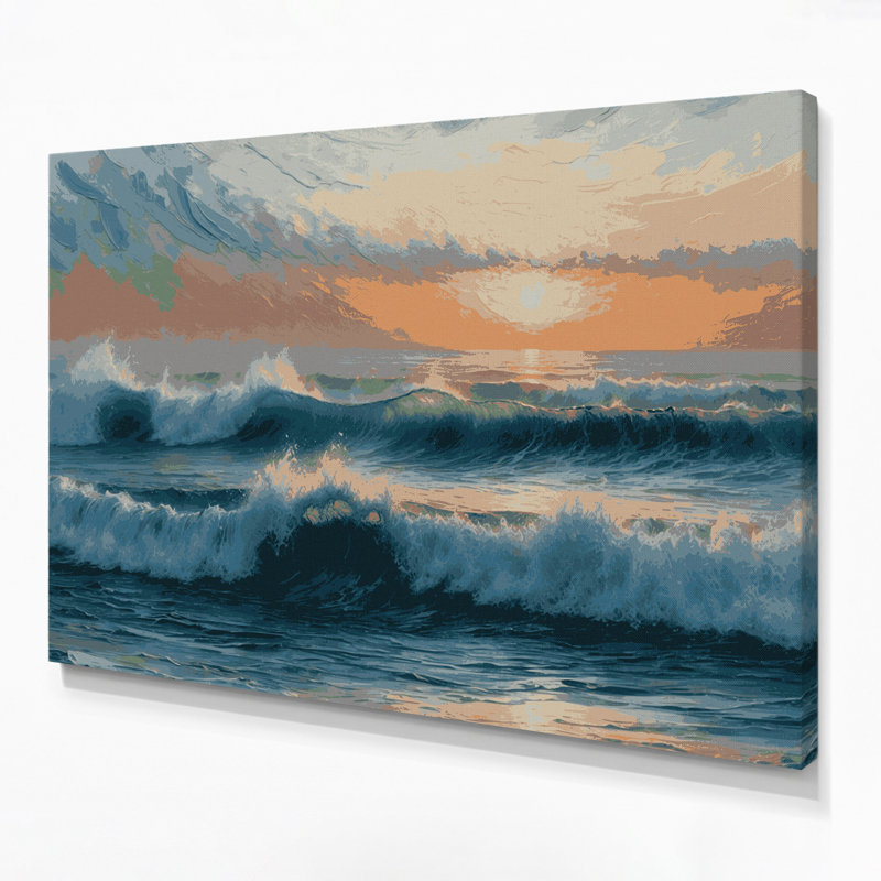 Art mural sur toile Coastal, H 8 po x l 10 po