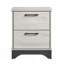 Table de chevet 2 tons Contemporary