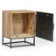 Table de chevet beige
