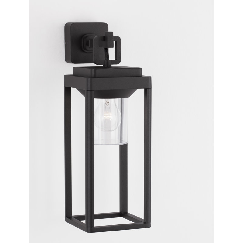 Black Outdoor Wall Lantern