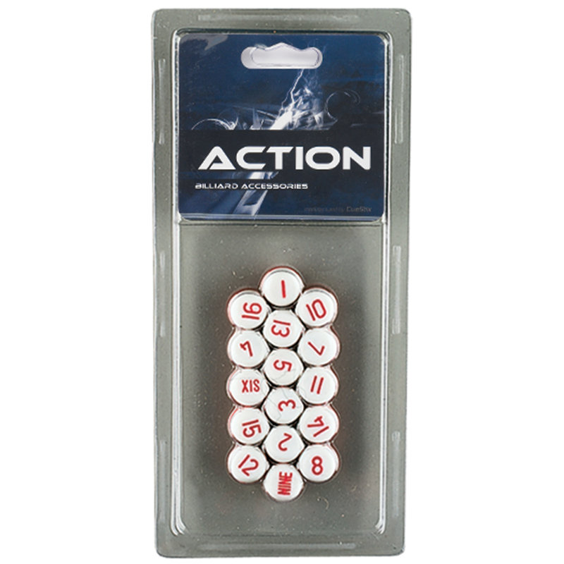 Cuestix Plastic Pool Table Accessory, White