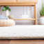 Damask Handmade Tufted Wool Area Rug in Ivory-70935348