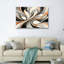 Ensemble de 1 tableau abstrait tourbillonnant sur toile-130539214-130539218