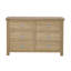 Jeremey Solid Wood 120cm W 6 - Drawer Chest of Drawers