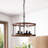Fussell 4 - Light Dimmable Drum Chandelier