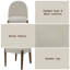 Ensemble de 2 chaises d'appoint Gamarya