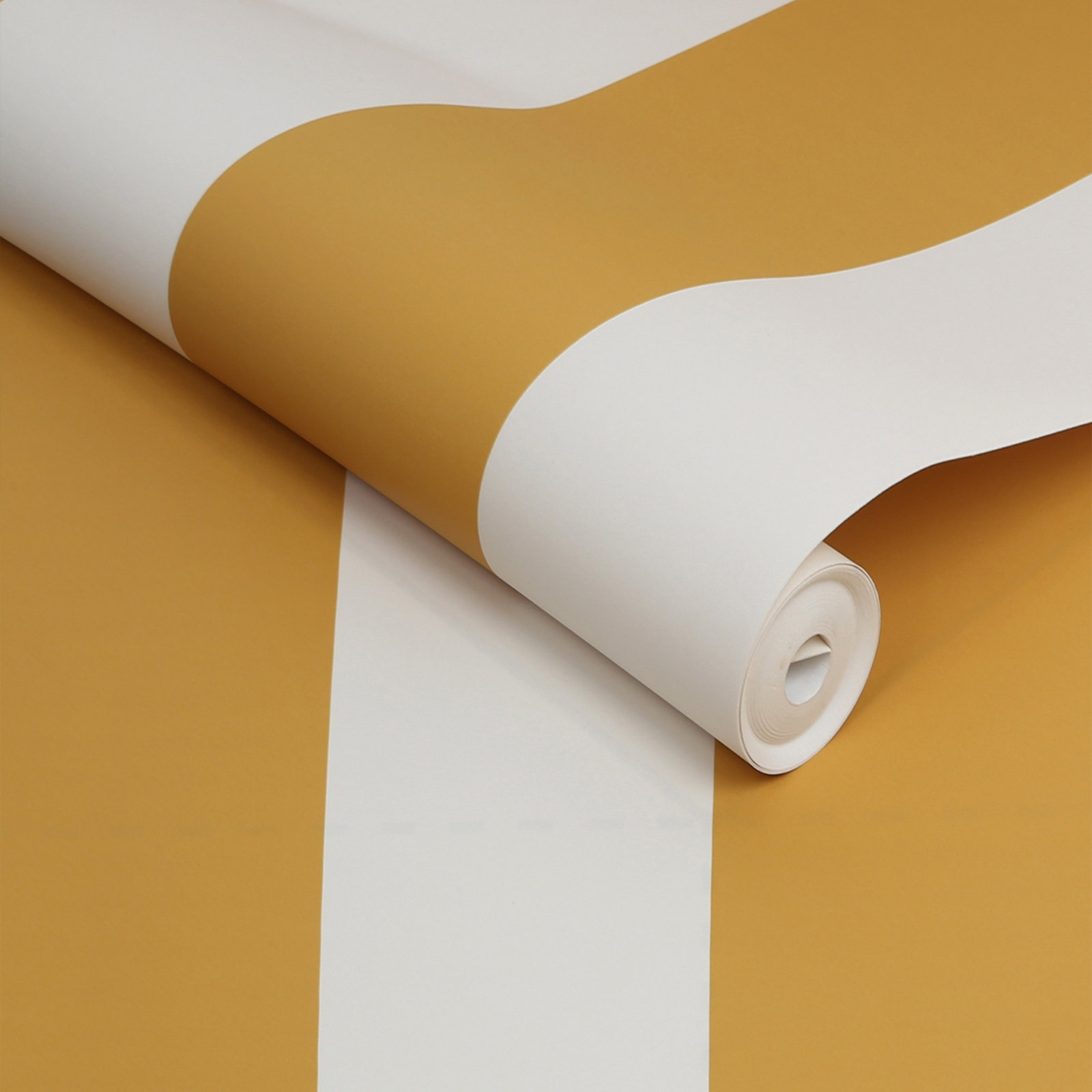 Stripe Self-Adhesive Wallpaper Double Roll, Antique Gold