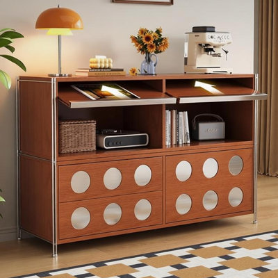 Armoire de rangement d'entrée de style médiéval minimaliste