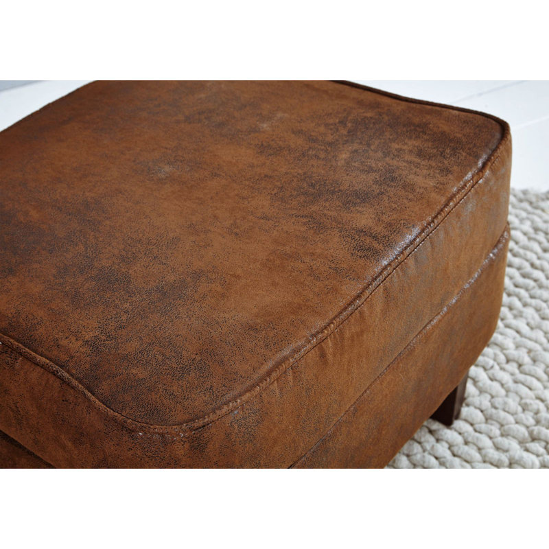 CHESTERFIELD Solid Wood Accent Stool
