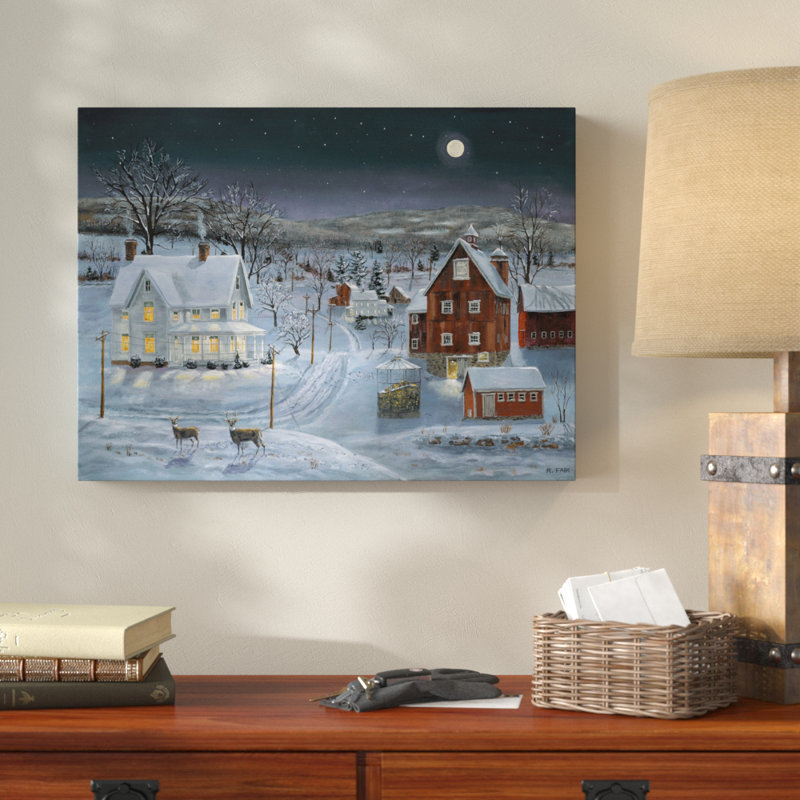 « romantique evening », reproduction de peinture à l’acrylique sur toile tendue, H 18 po x l 24 po x P 2 po