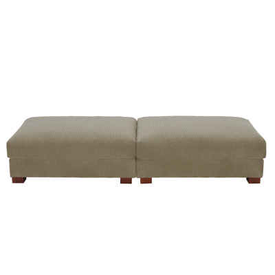 85.8cm Wide Solid Colour Standard Ottoman