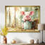 «Milk and Pig Portrait At The Farm II», reproduction d'art sur toile cochon-1732161962-1732161956