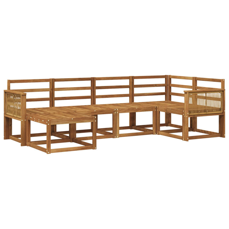 247cm Wide Patio Sectional, Natural