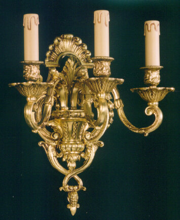 Cravens Candle Wall Light, Antique Silver