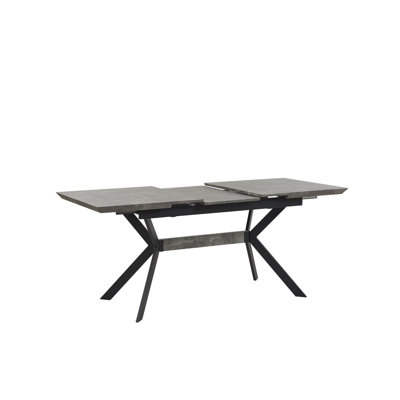 Pagano Extendable Metal Base Dining Table