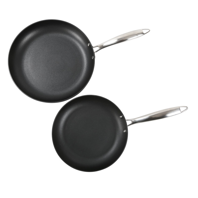 CHLLO Series Othello Non Stick Hard-Anodized Aluminium 2 Piece Frying Pan Set