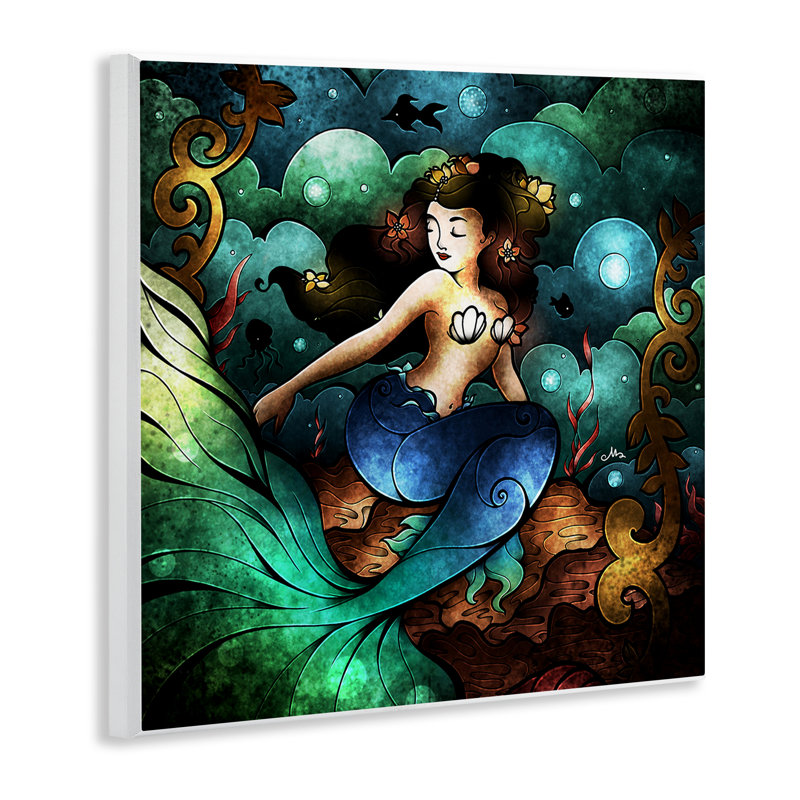 Décoration murale Vivid Mermaid, par Mandie Manzano