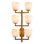 Wall Lamp Valerius Alabaster Antique Brass Finish