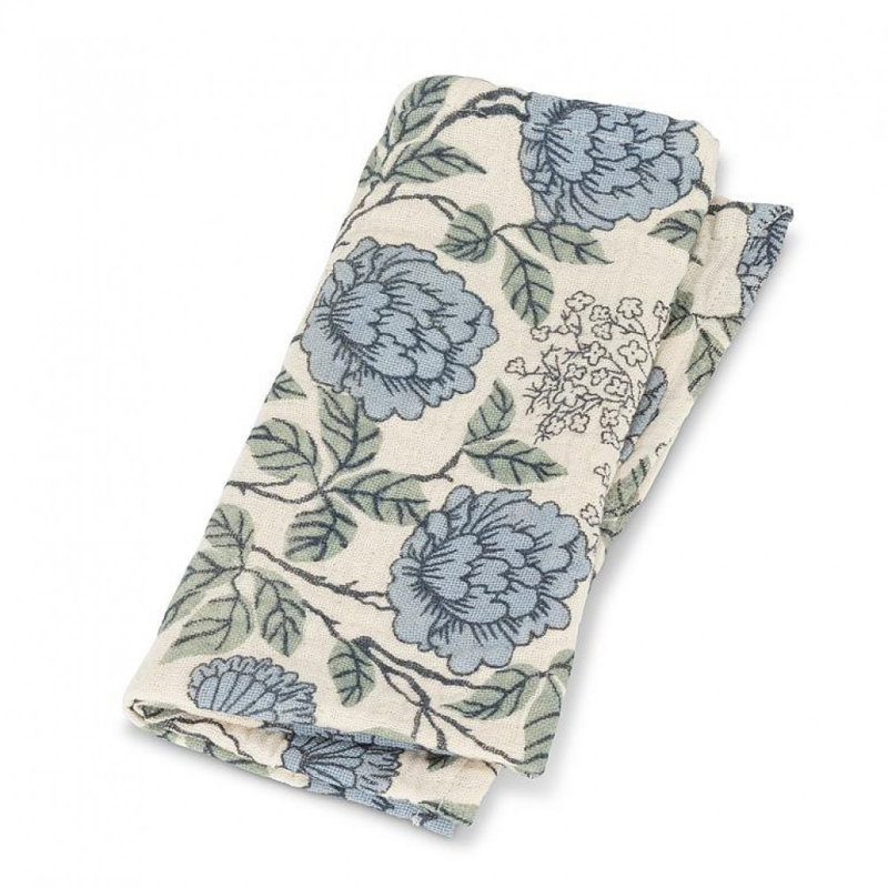 Serviette florale en coton